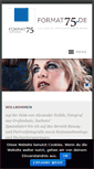 Mobile Screenshot of format75.de